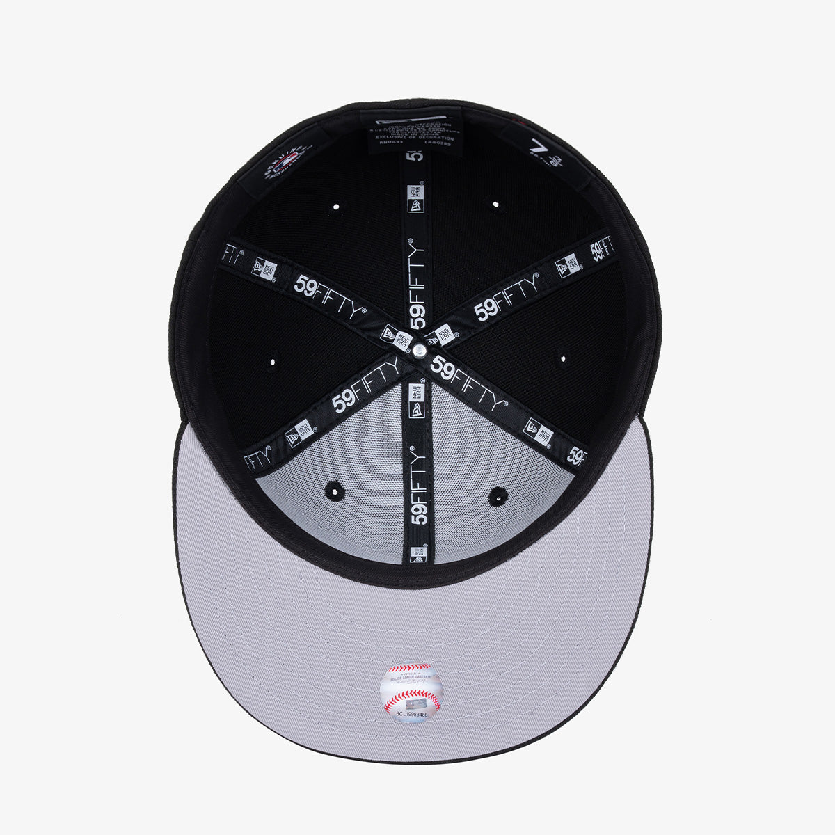 NEW ERA 59fifty kappe new york yankees essential, Schwarz