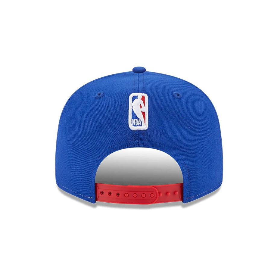 NEW ERA 9fifty kappe philadelphia 76ers nba back half, Blau