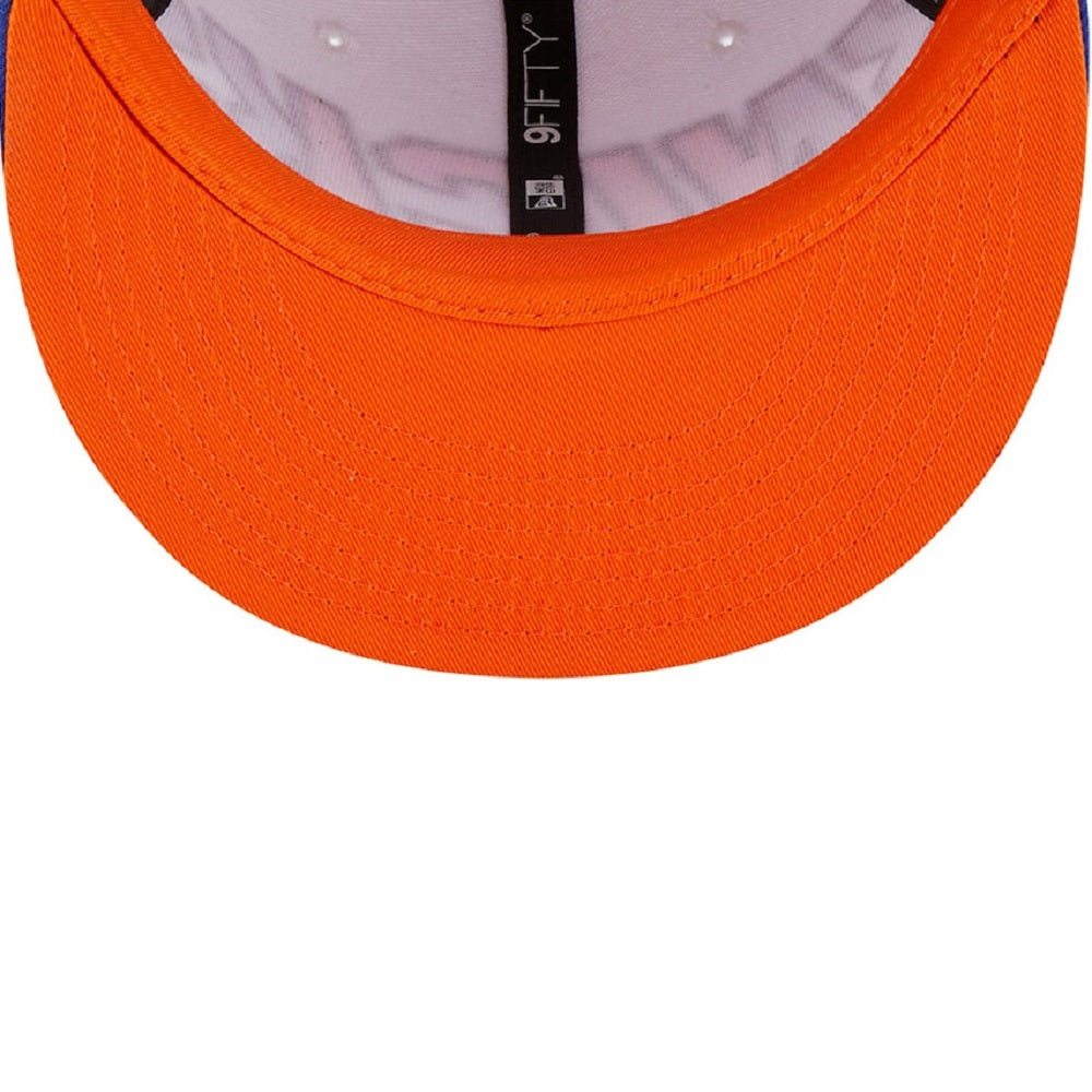NEW ERA 9fifty kappe new york knicks nba back half, Blau