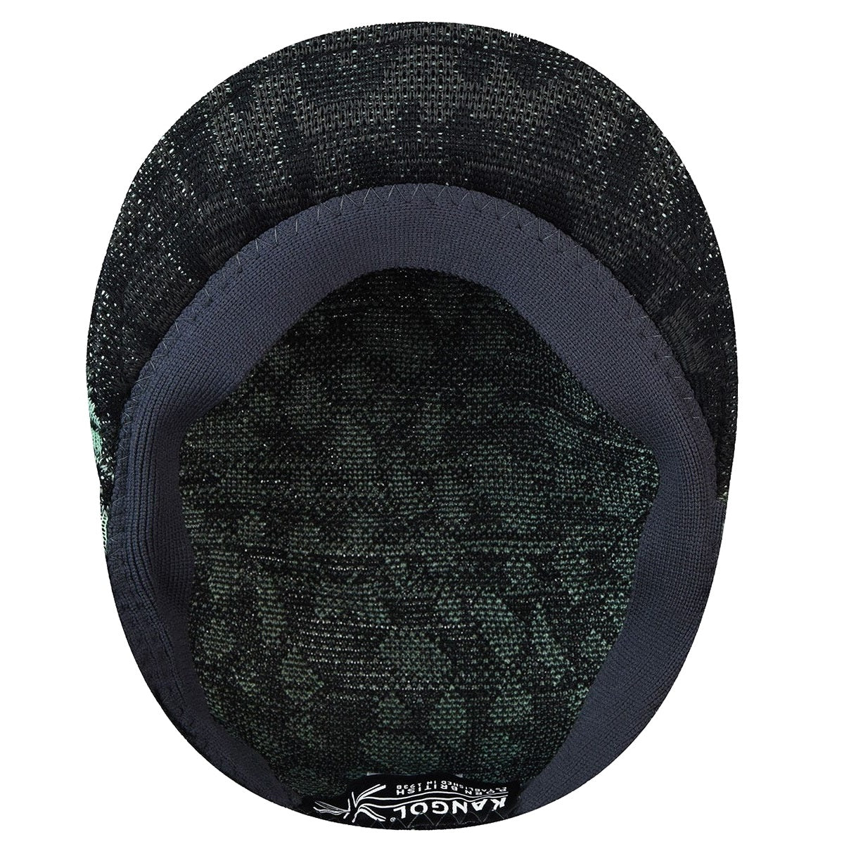 Kangol anicamo 504 flatcap, Dunkelgrau