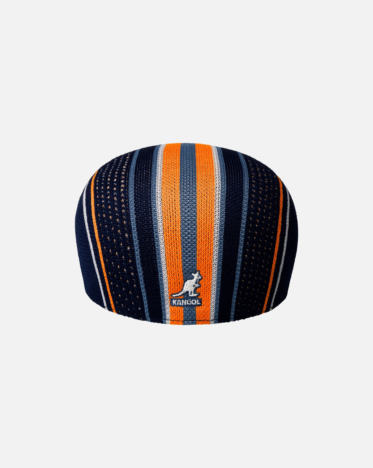 Kangol Clubhouse Stripe 507 Flatcap Schirmmütze, Dunkelblau