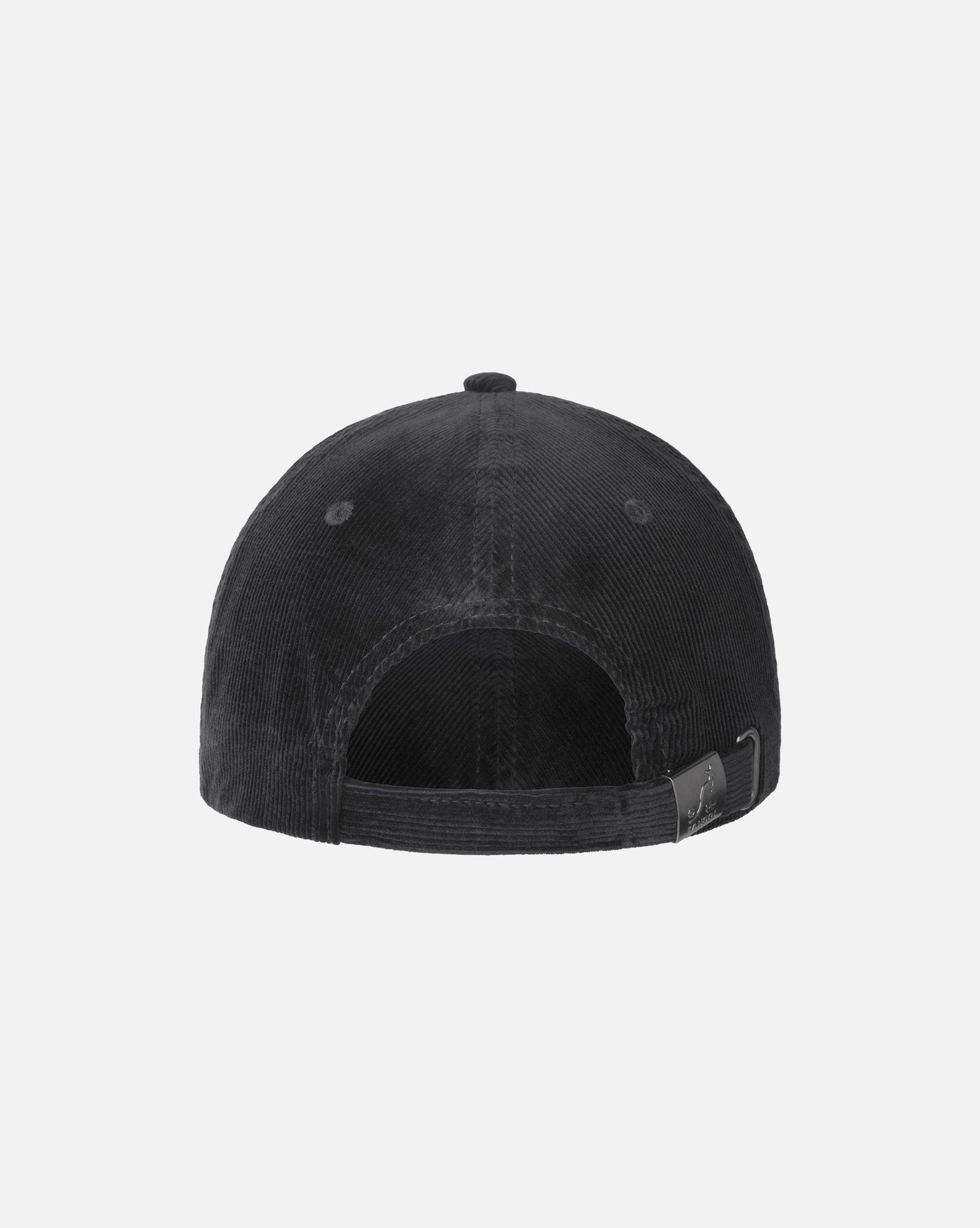 Kangol cord adjustable baseball cap, Schwarz