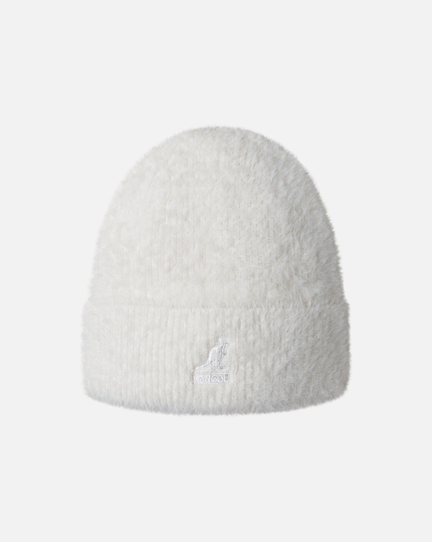 Kangol faux fur Muetze, Weiß