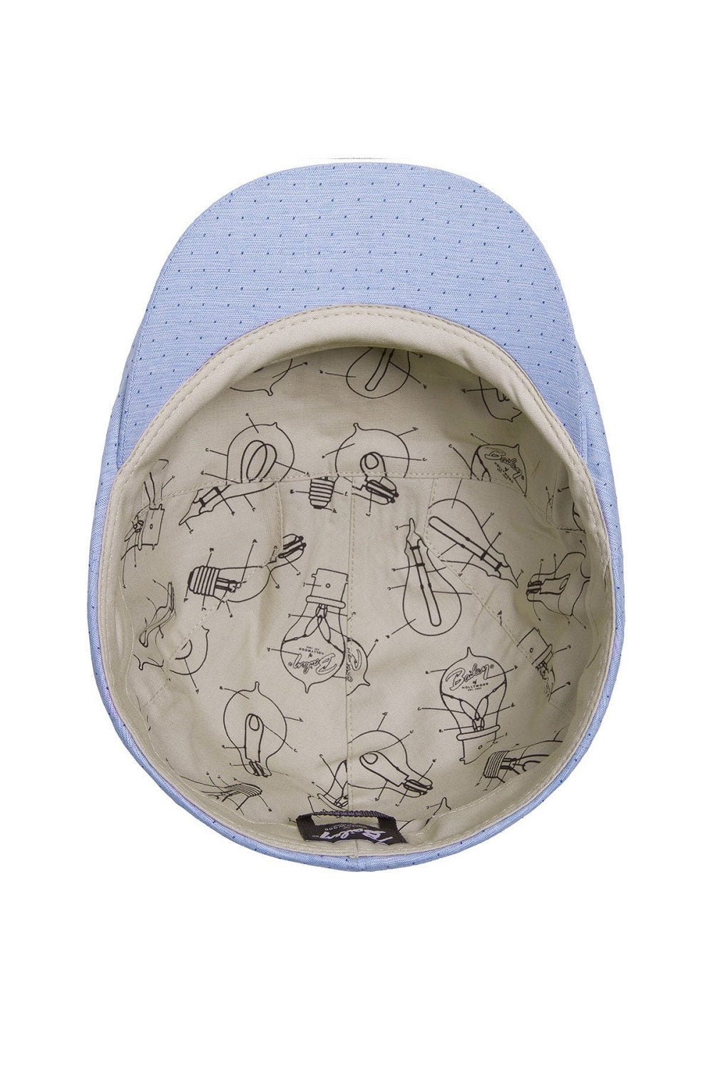 Bailey 1922 ganey flatcap, Blau