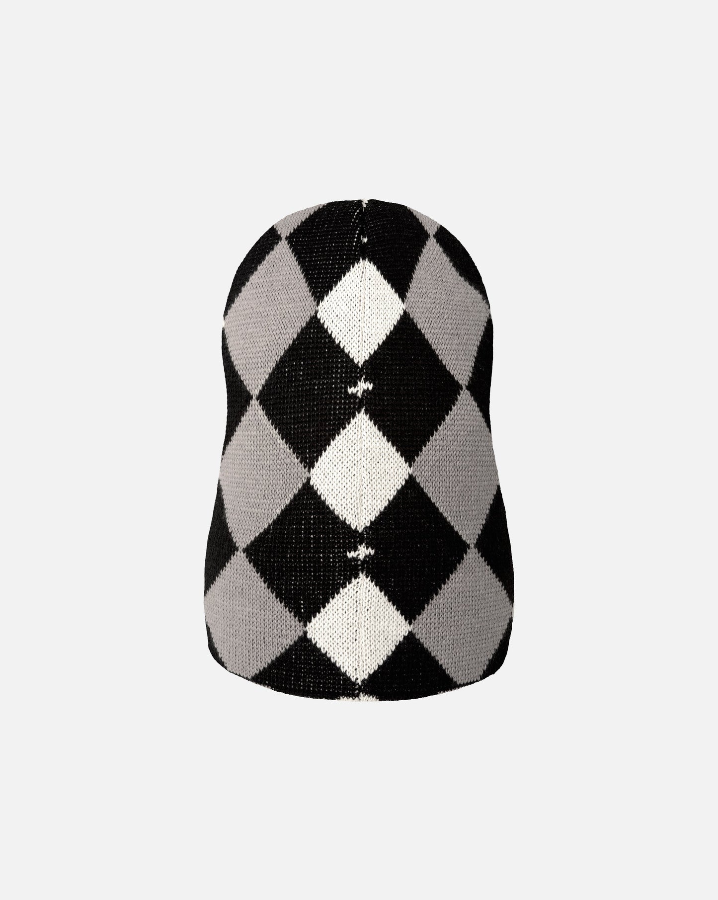 Kangol, Strickmütze gentle argyle 2 way pullon, Schwarz