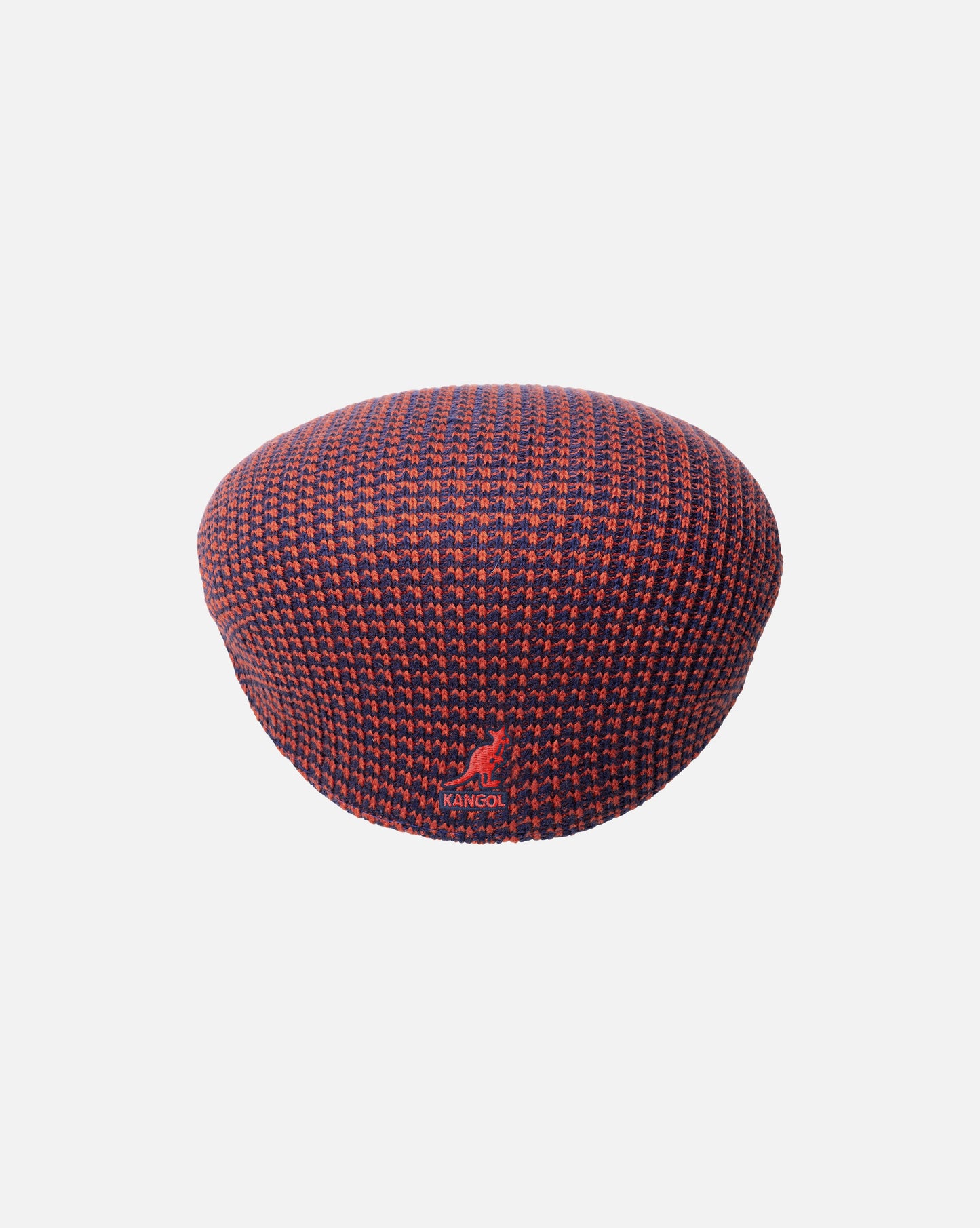 Kangol Grid Knit 504 Flatcap Schirmmütze, Marine