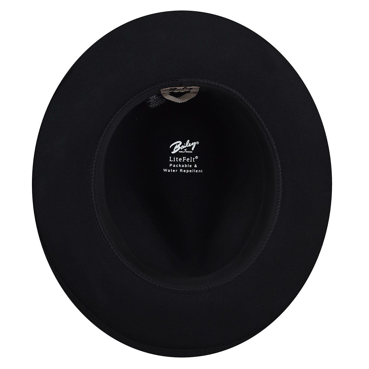 Bailey Nelles Traveller Hut LiteFelt Filzhut, Schwarz