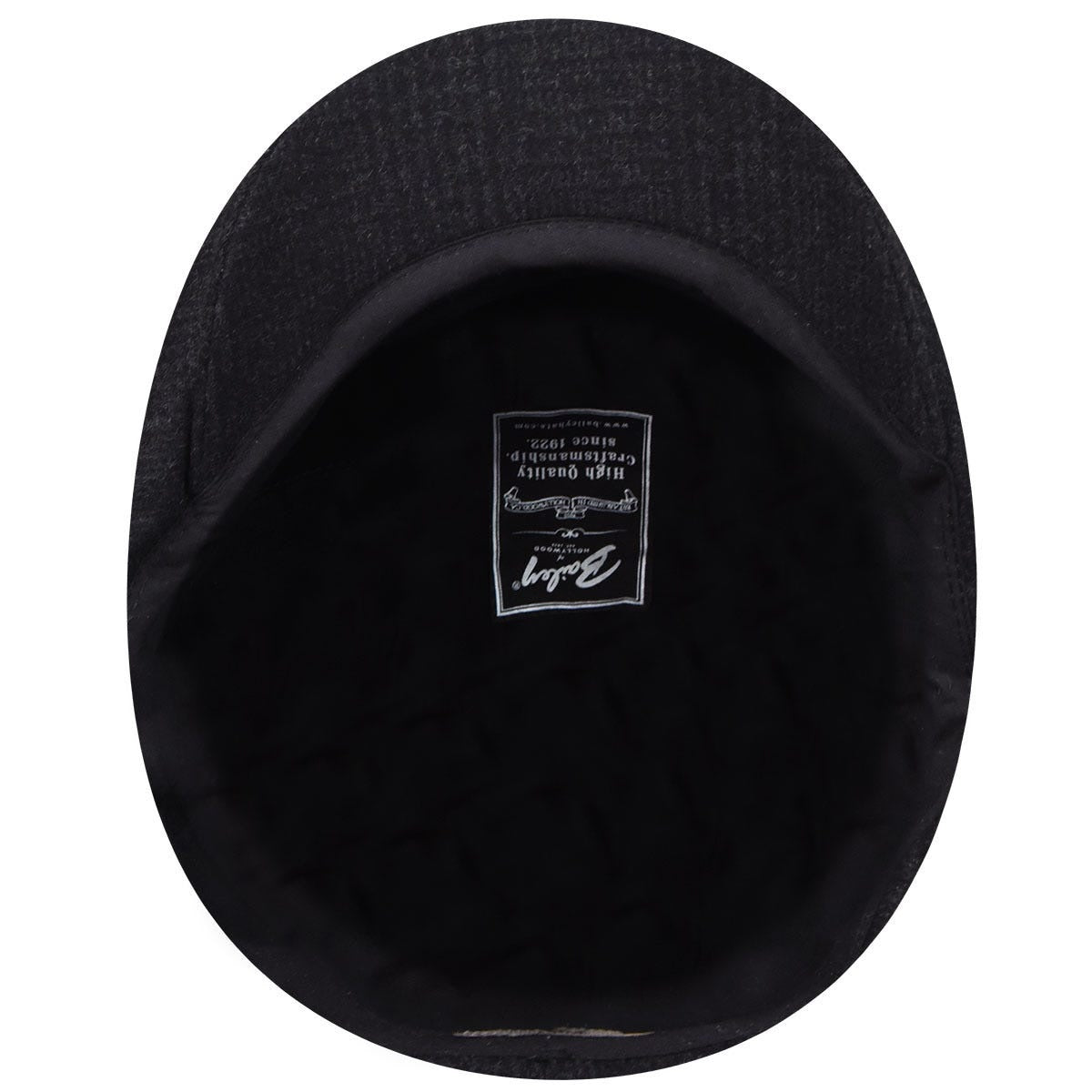 Bailey of Hollywood ormond flatcap, Schwarz