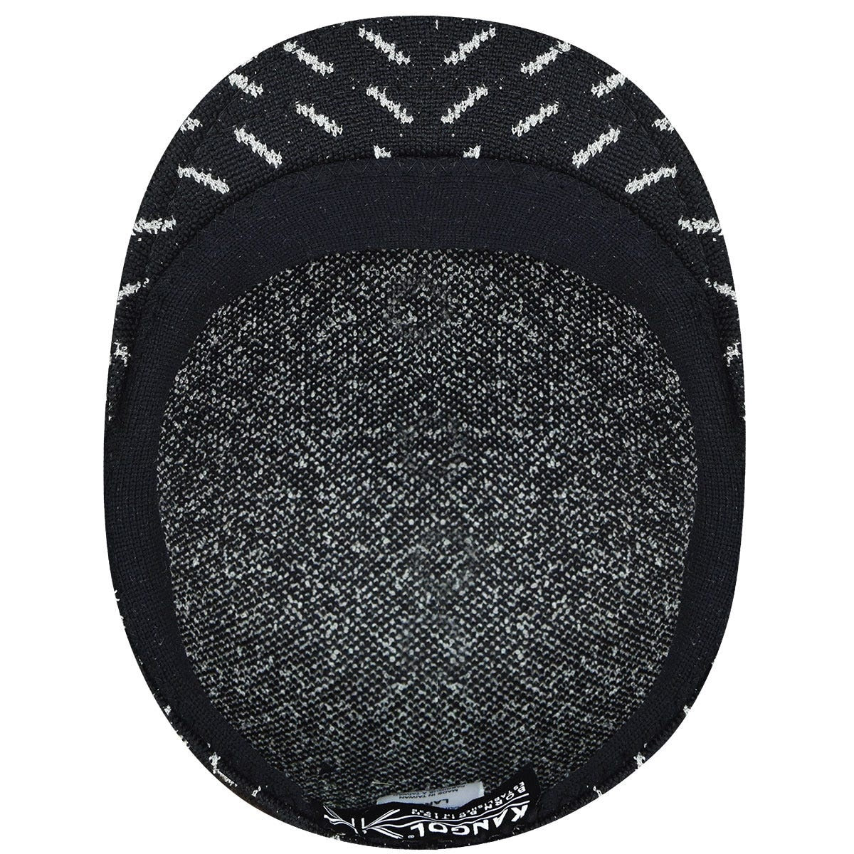 Kangol rain drop 507 flatcap, Schwarz