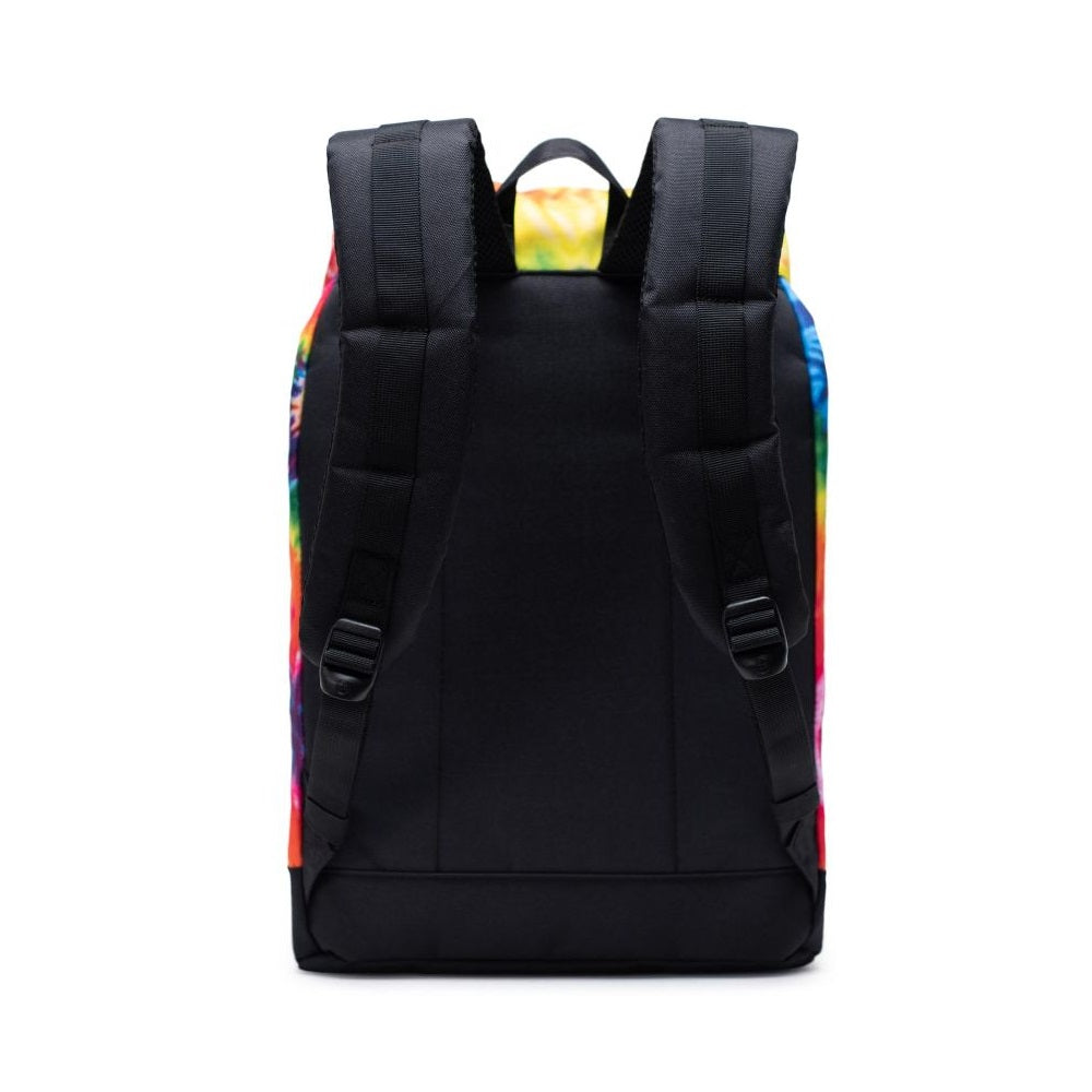 Herschel rucksack retreat rainbow tie dye, Rot