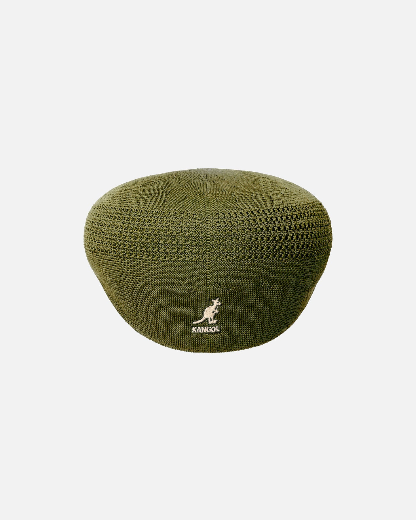 Kangol Tropic Ventair 504 Flatcap Schirmmütze, Oliv Grün