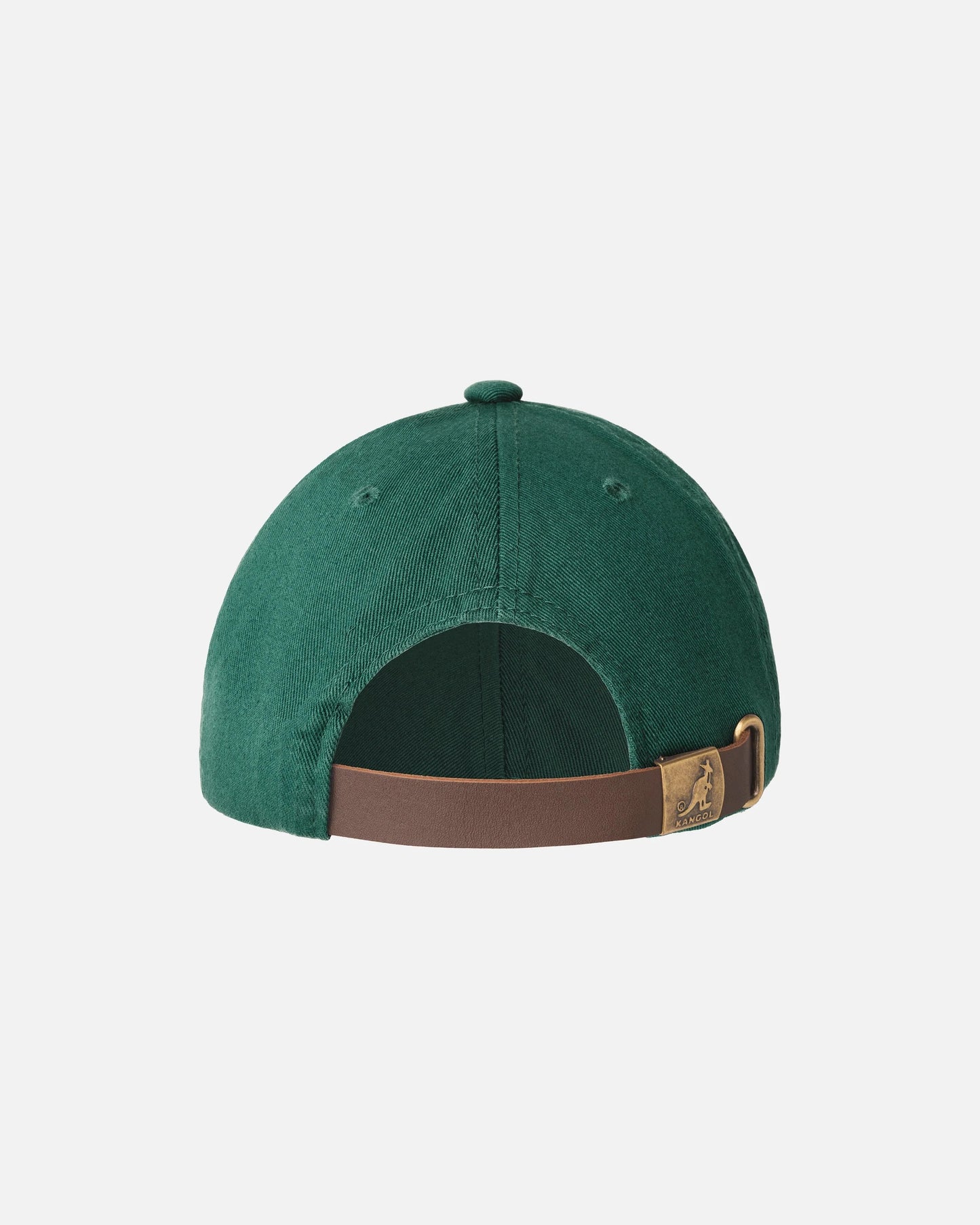 Kangol washed cotton adjustable baseball cap pine, Grün