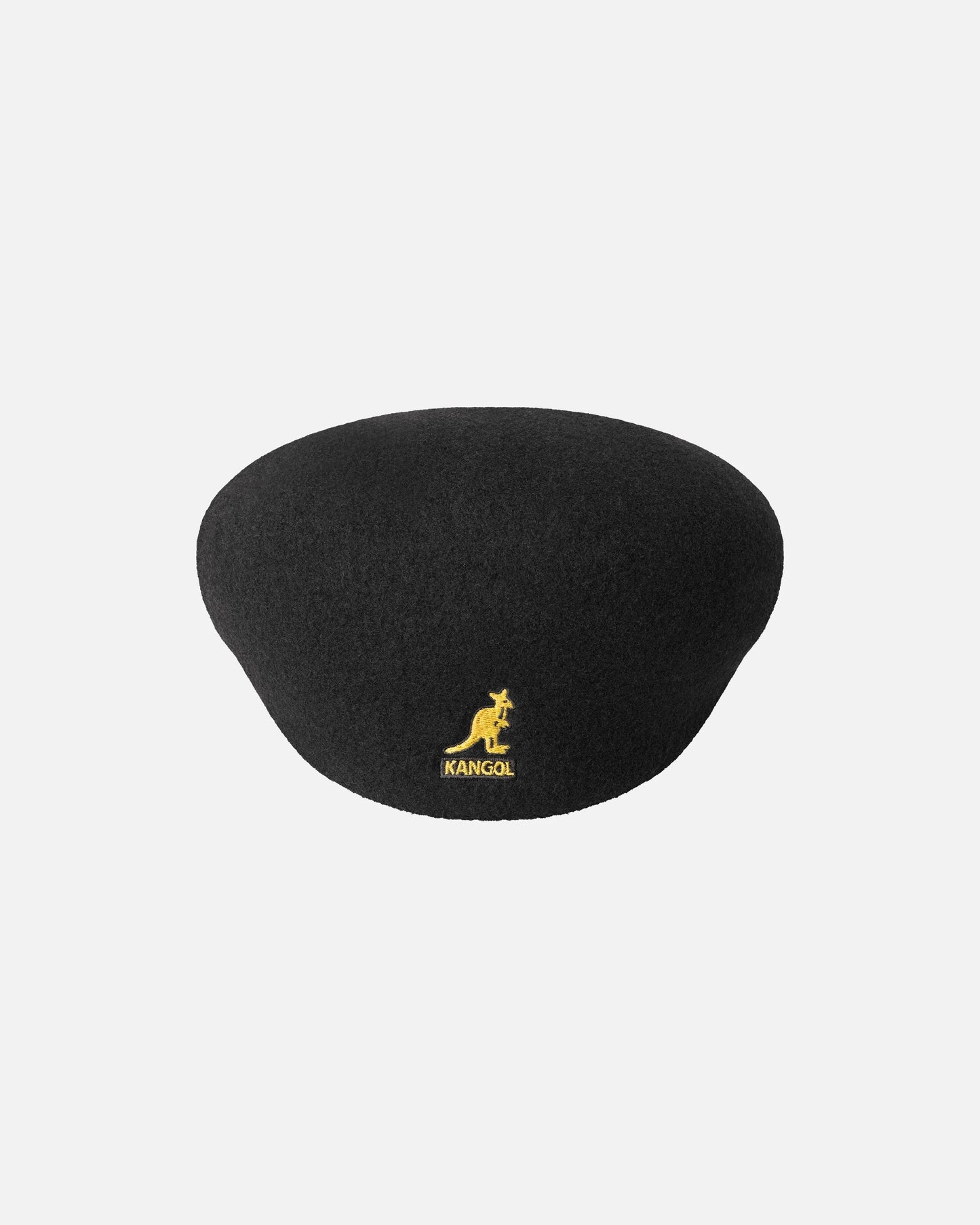 Kangol schiebermütze wolle 504, Schwarz/ Gold