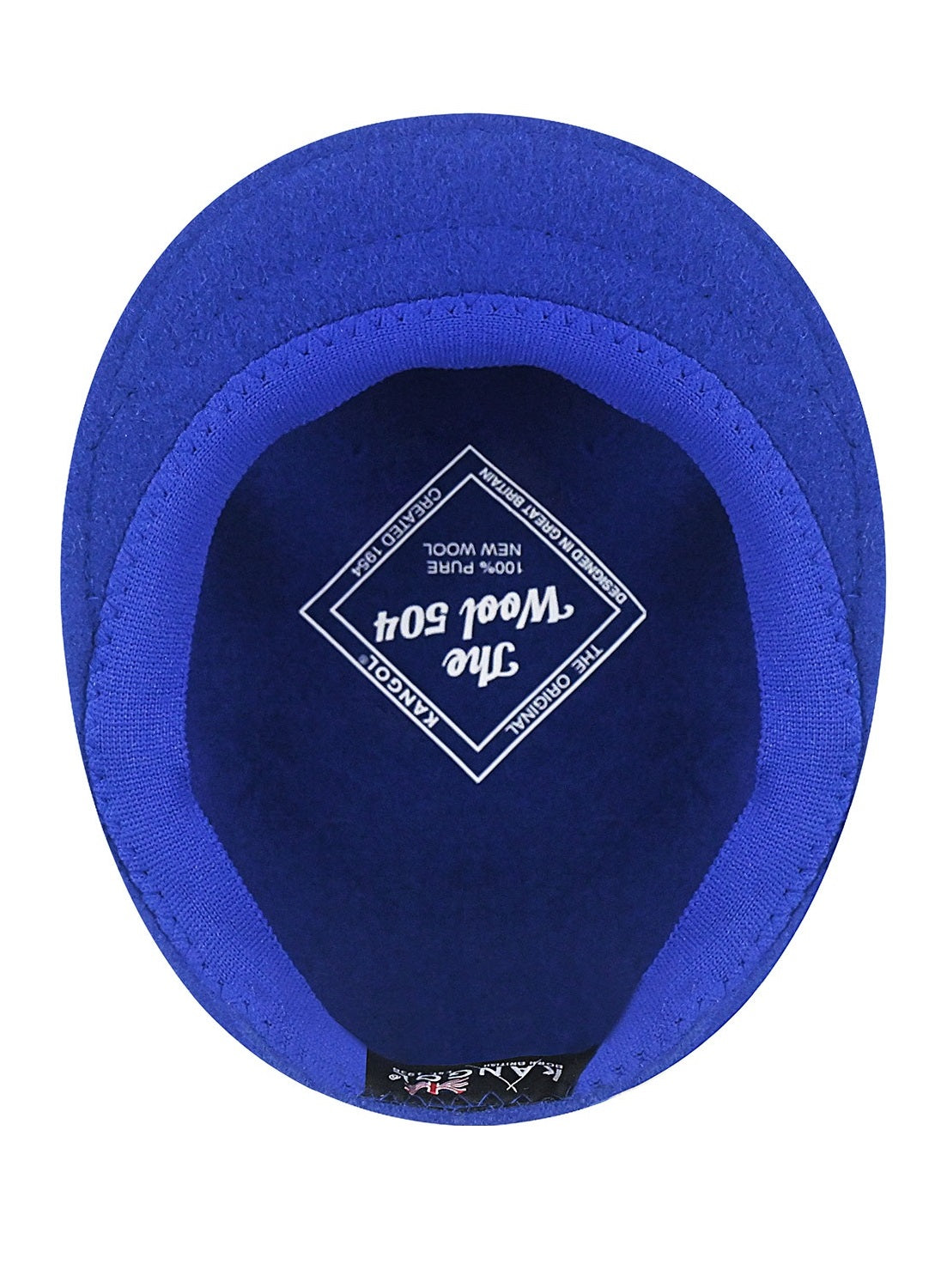 Kangol schiebermütze wolle 504, Royalblau