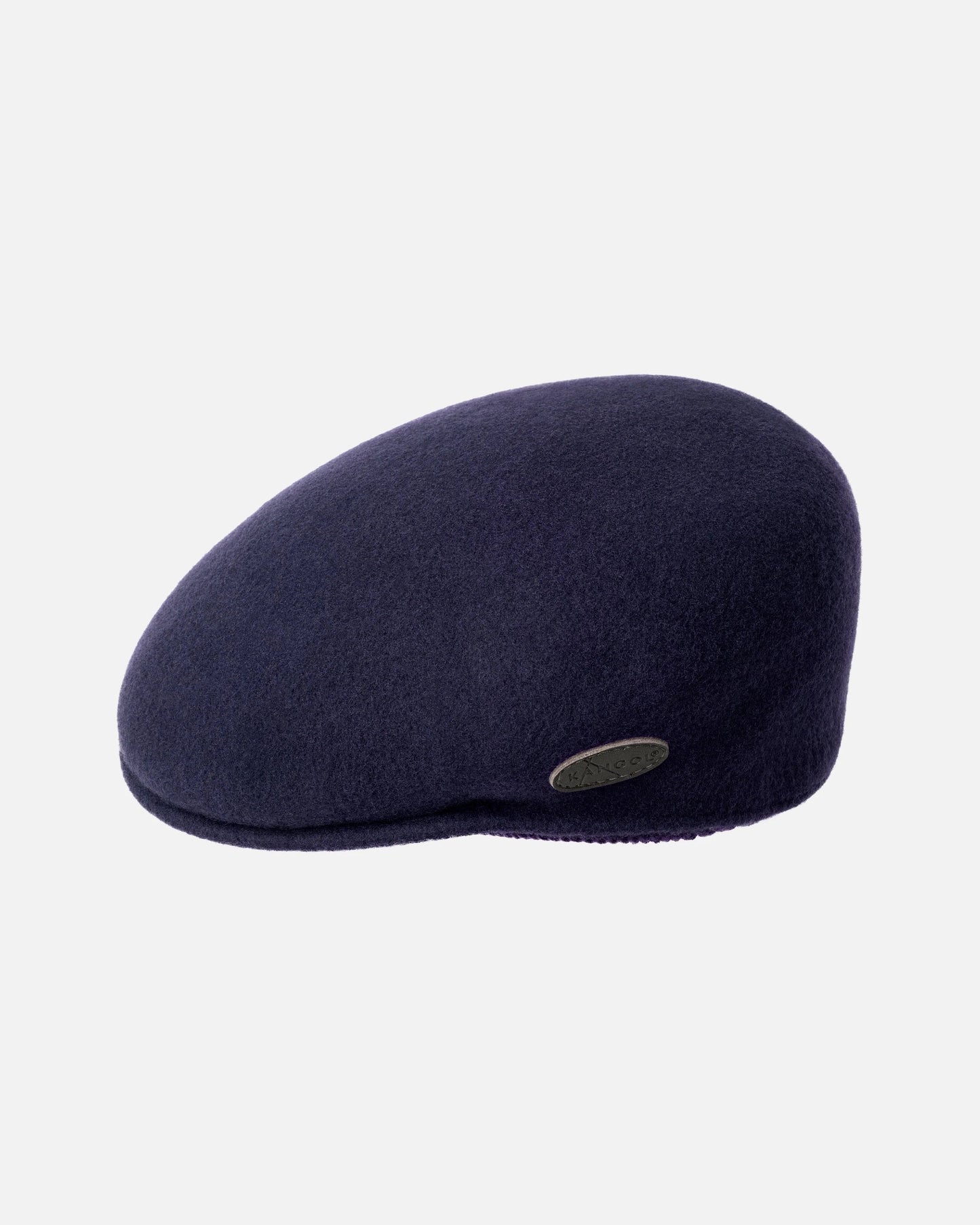Kangol schiebermütze wolle 504 earlap flatcap, Marine