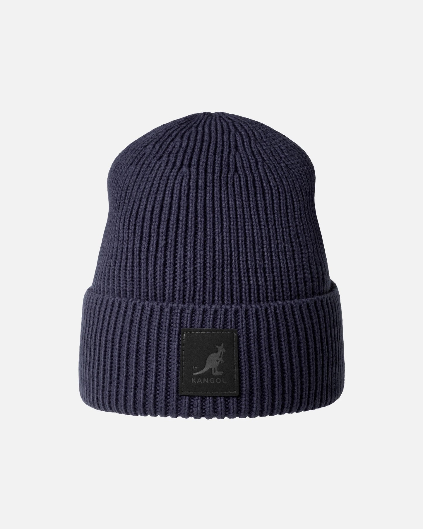Kangol, Strickmütze patch pullon, Dunkelblau