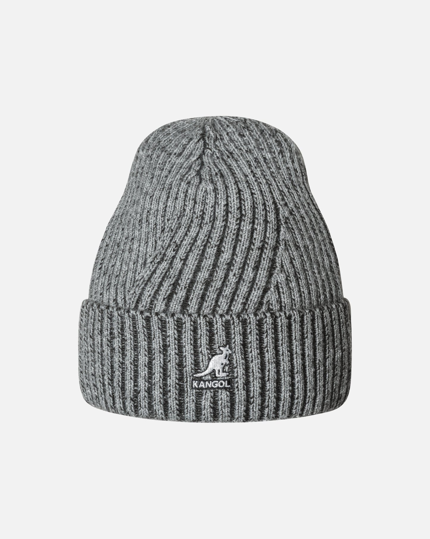 Kangol 2 tone cuff Muetze, Grau