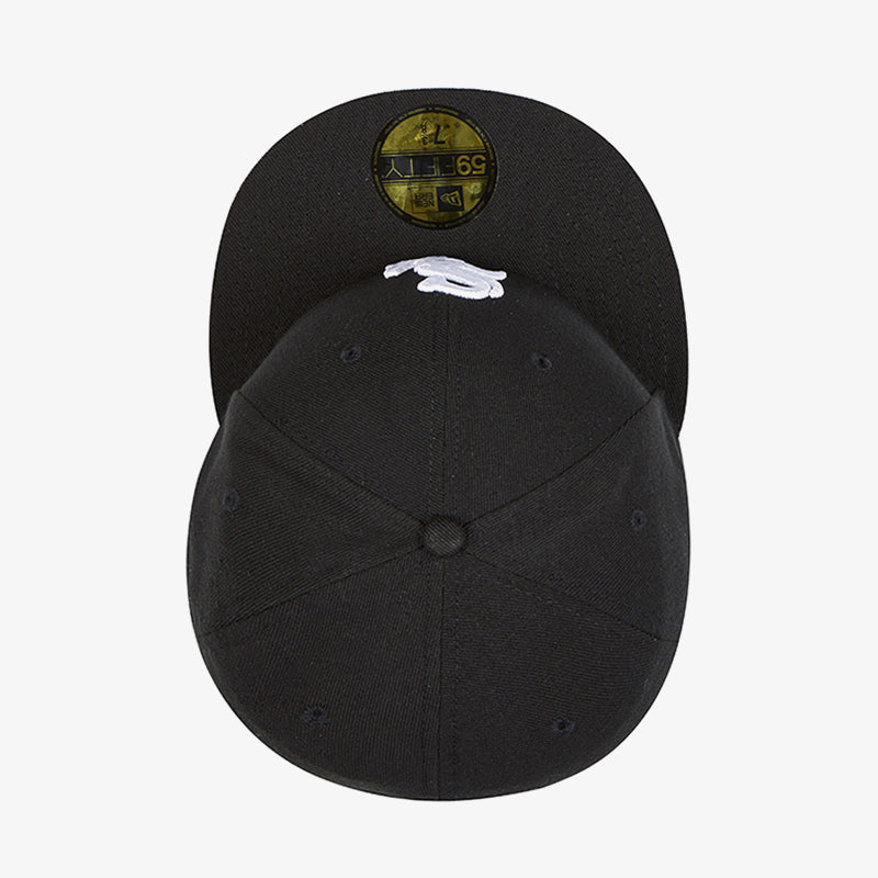 NEW ERA 59fifty kappe chicago white sox ac perf, Schwarz