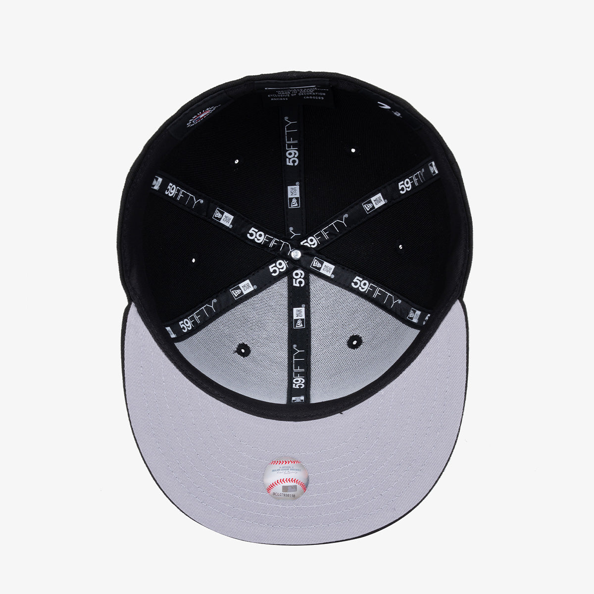 NEW ERA 59fifty kappe Los Angeles Dodgers, Schwarz/Schwarz