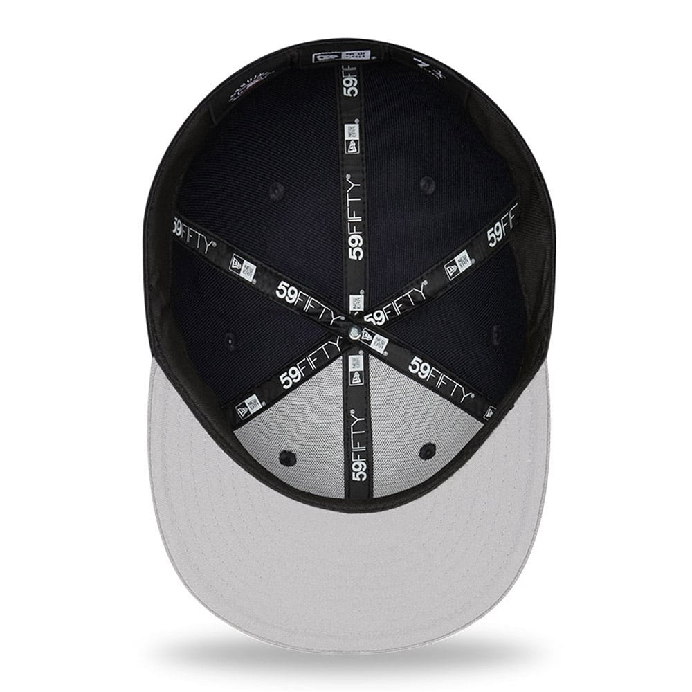 NEW ERA 59fifty kappe new york yankees side patch, Blau