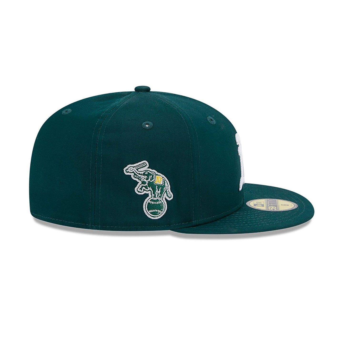 NEW ERA 59fifty kappe oakland athletics team sidepatch, Grün