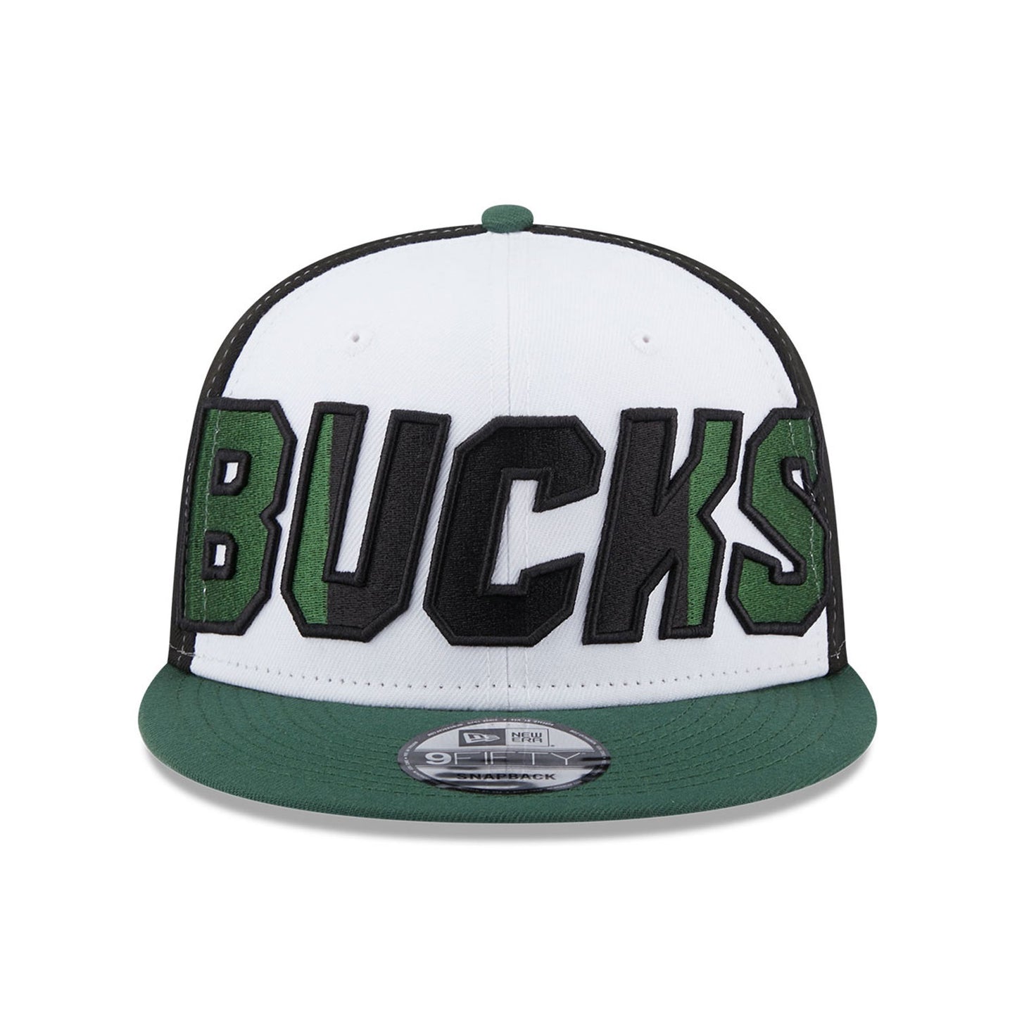 NEW ERA 9fifty kappe milwaukee bucks nba back half, Grün