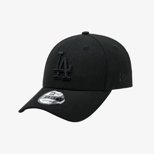 NEW ERA 9forty kappe los angels dodgers essential, Schwarz/ Schwarz