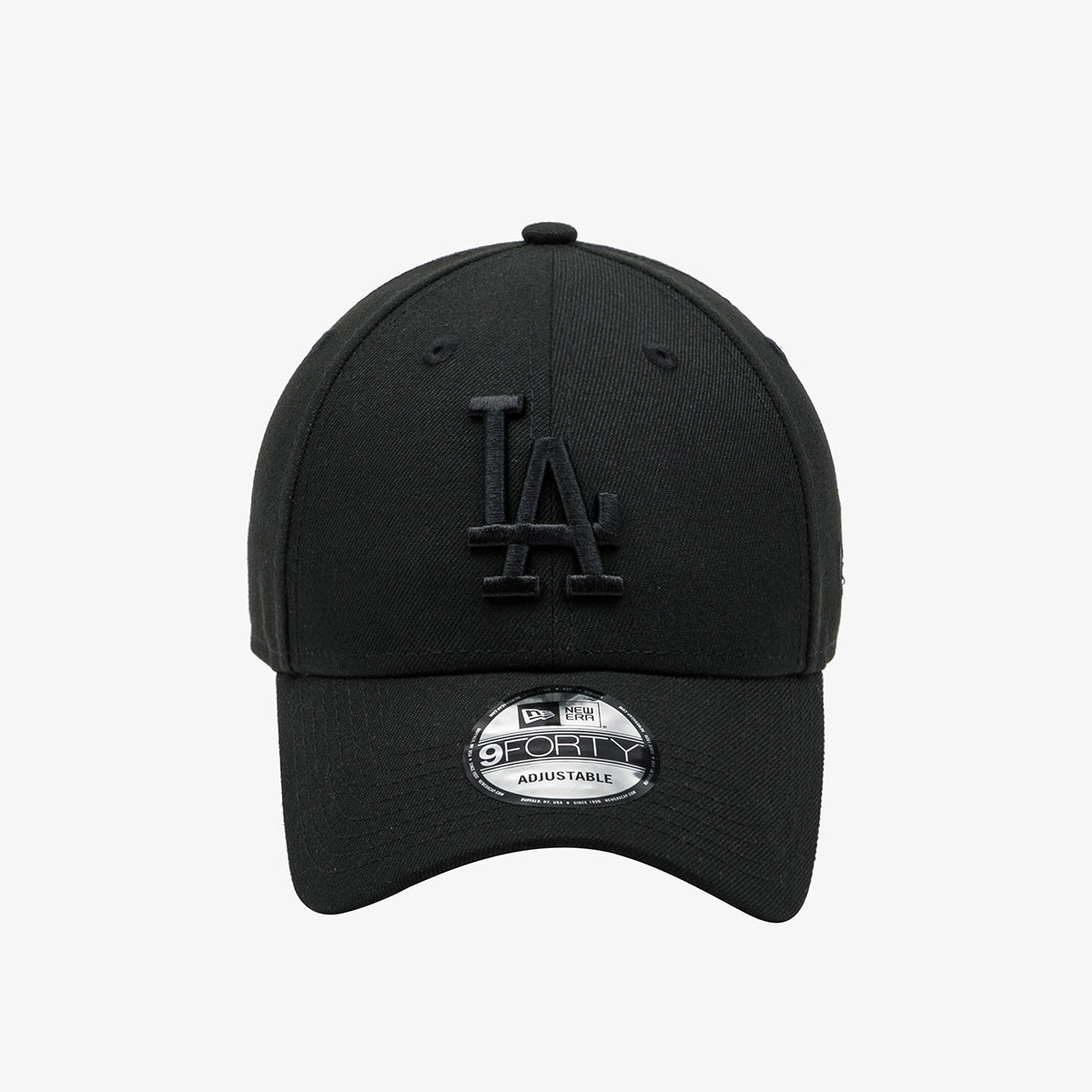NEW ERA 9forty kappe los angels dodgers essential, Schwarz/ Schwarz