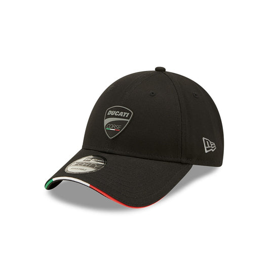 NEW ERA 9forty kappe ducati corse tricolor flag sandwich repreve, Schwarz