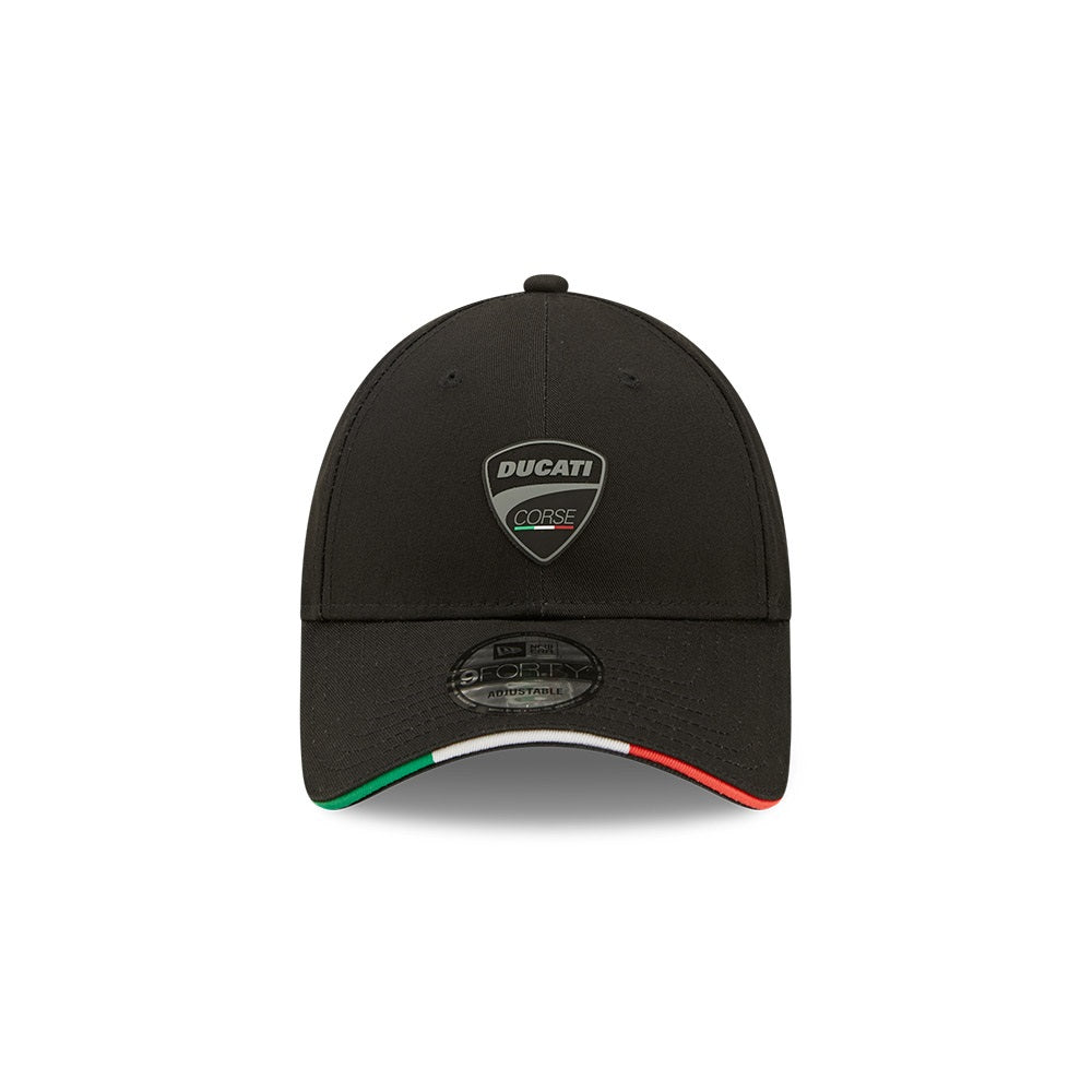 NEW ERA 9forty kappe ducati corse tricolor flag sandwich repreve, Schwarz