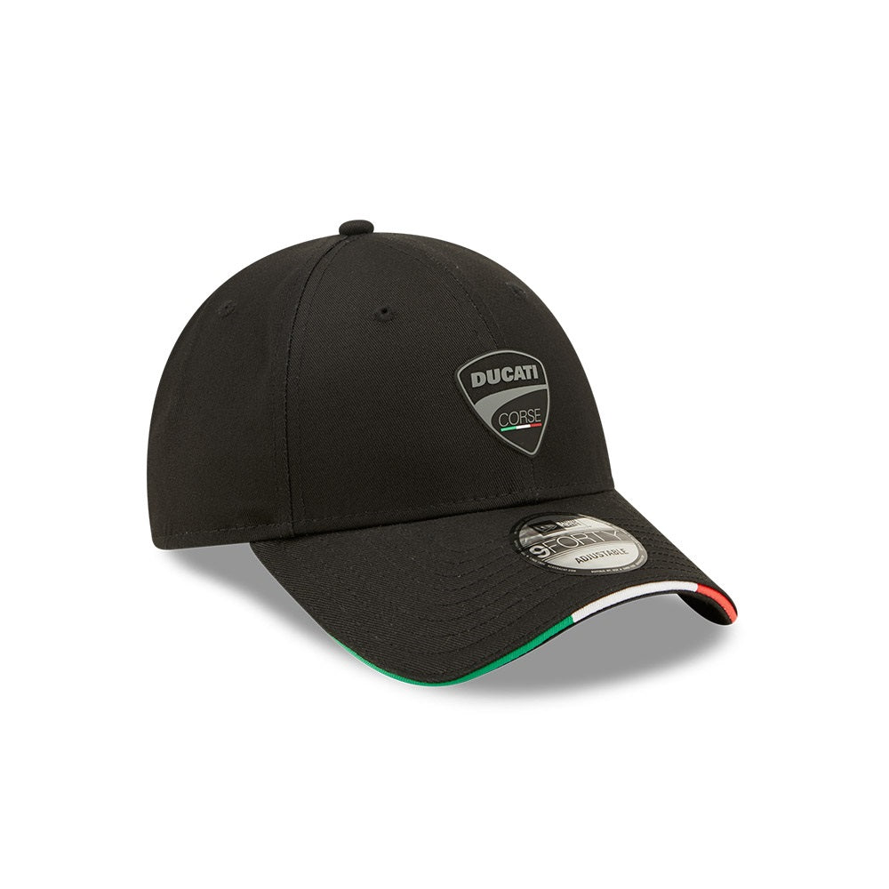 NEW ERA 9forty kappe ducati corse tricolor flag sandwich repreve, Schwarz