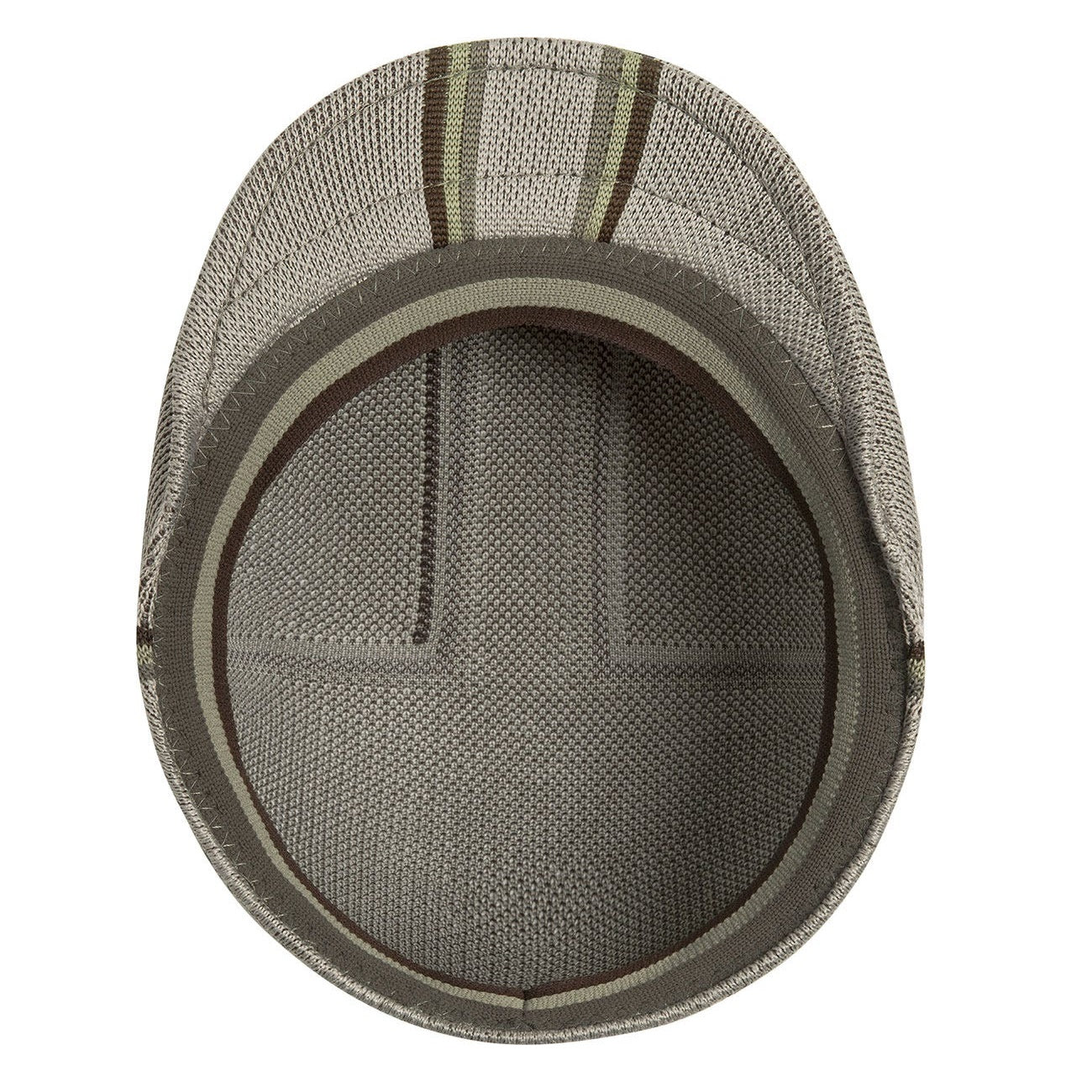 Kangol angle stripe 507 flatcap, Beige