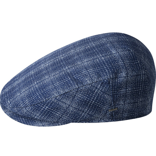 Bailey 1922 ari 5 panel flatcap, Blau