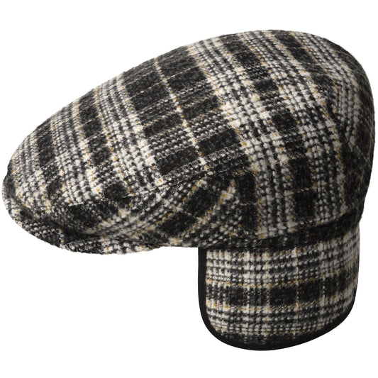 Bailey 1922 Axel Flatcap aus Wolle Mit Ohrenshutz, Schwarz
