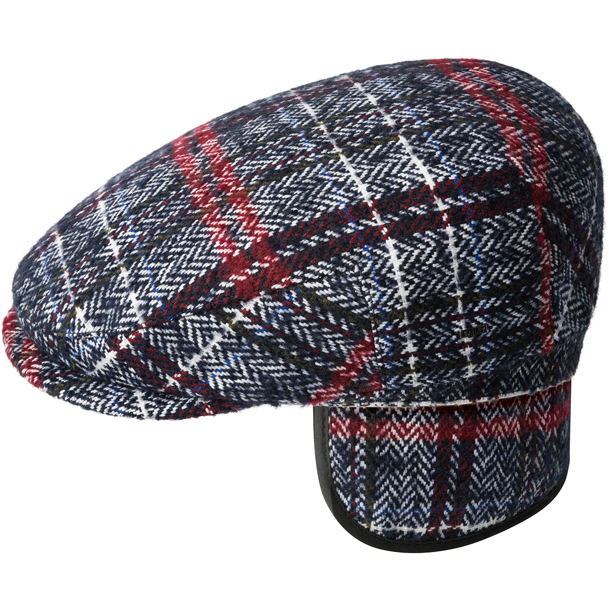 Bailey 1922 Axel Flatcap aus Wolle Mit Ohrenshutz, Dunkelblau