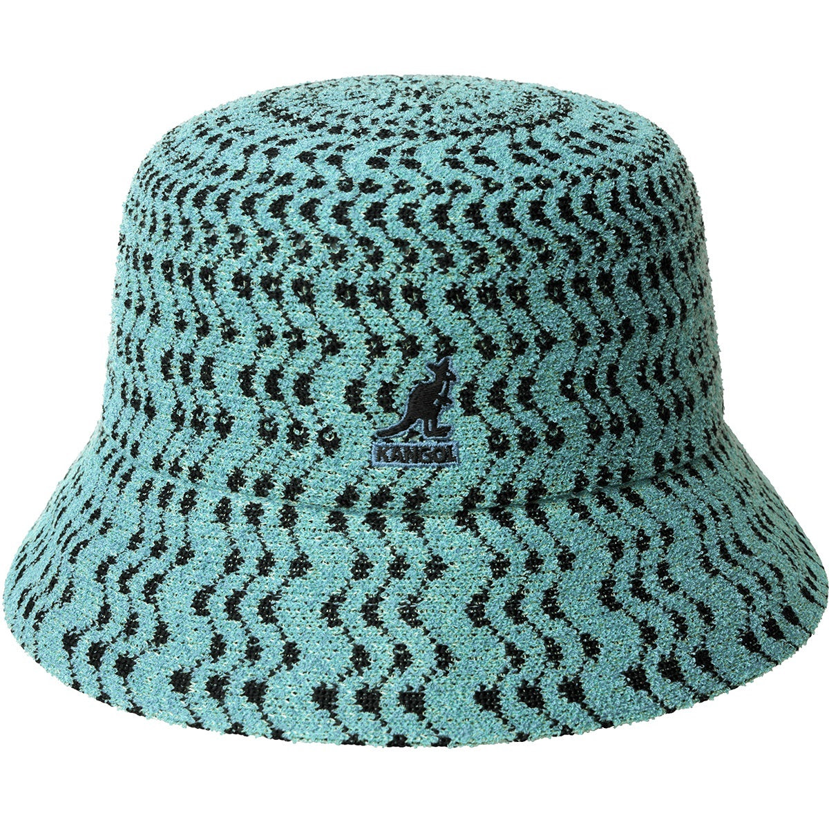 Kangol bermuda zig zag bucket fischerhut, Grün