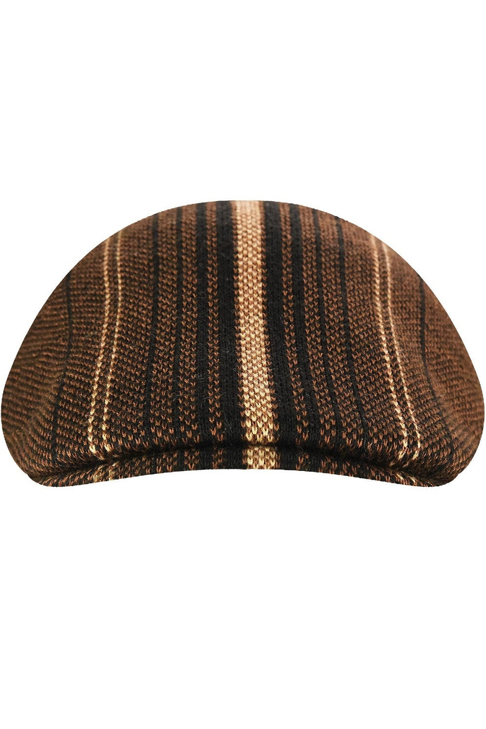 Kangol birds eye stripe 507 flatcap, Braun
