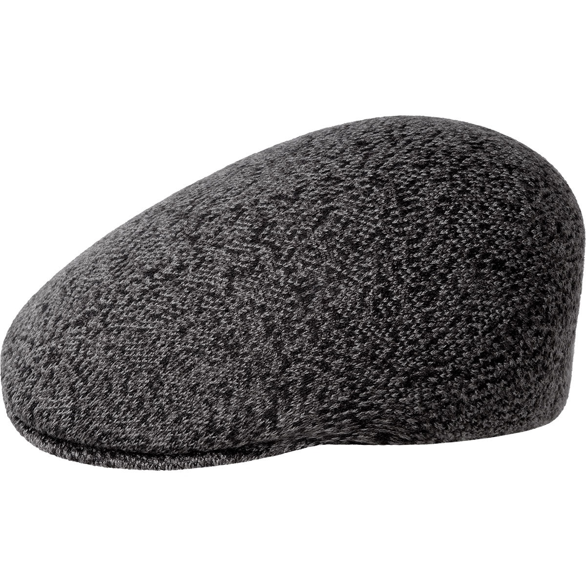 Kangol birdseye maze 507 flatcap, Schwarz