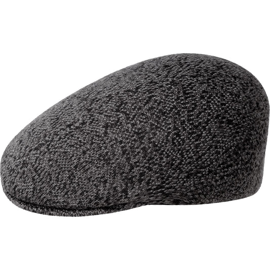 Kangol birdseye maze 507 flatcap, Schwarz
