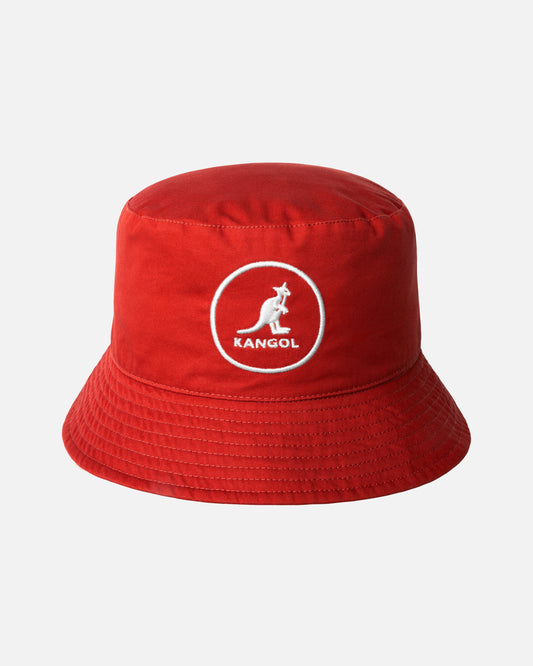 Kangol cotton bucket fischerhut, Rot