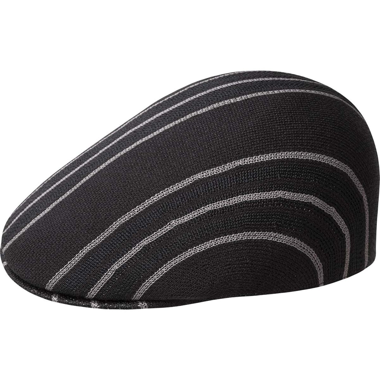 Kangol don stripe 507 flatcap, Schwarz