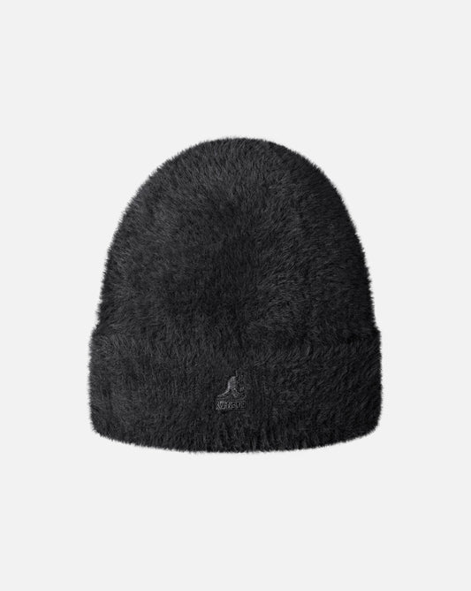 Kangol faux fur Muetze, Schwarz