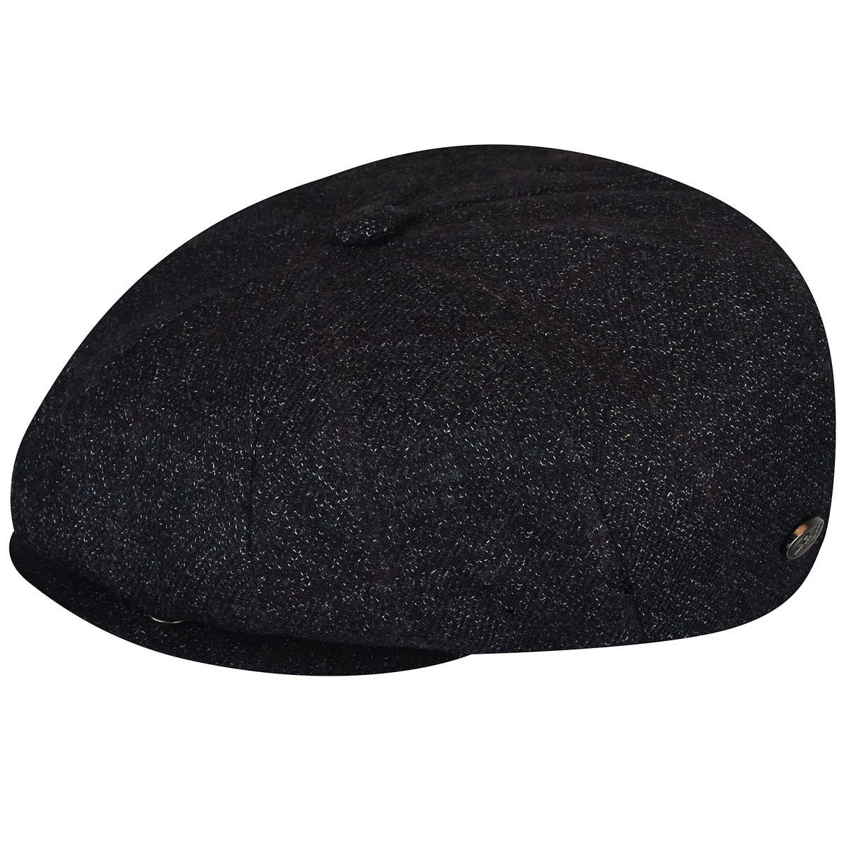 Bailey of Hollywood schiebermütze galvin subtle plaid cadet flatcap, Schwarz