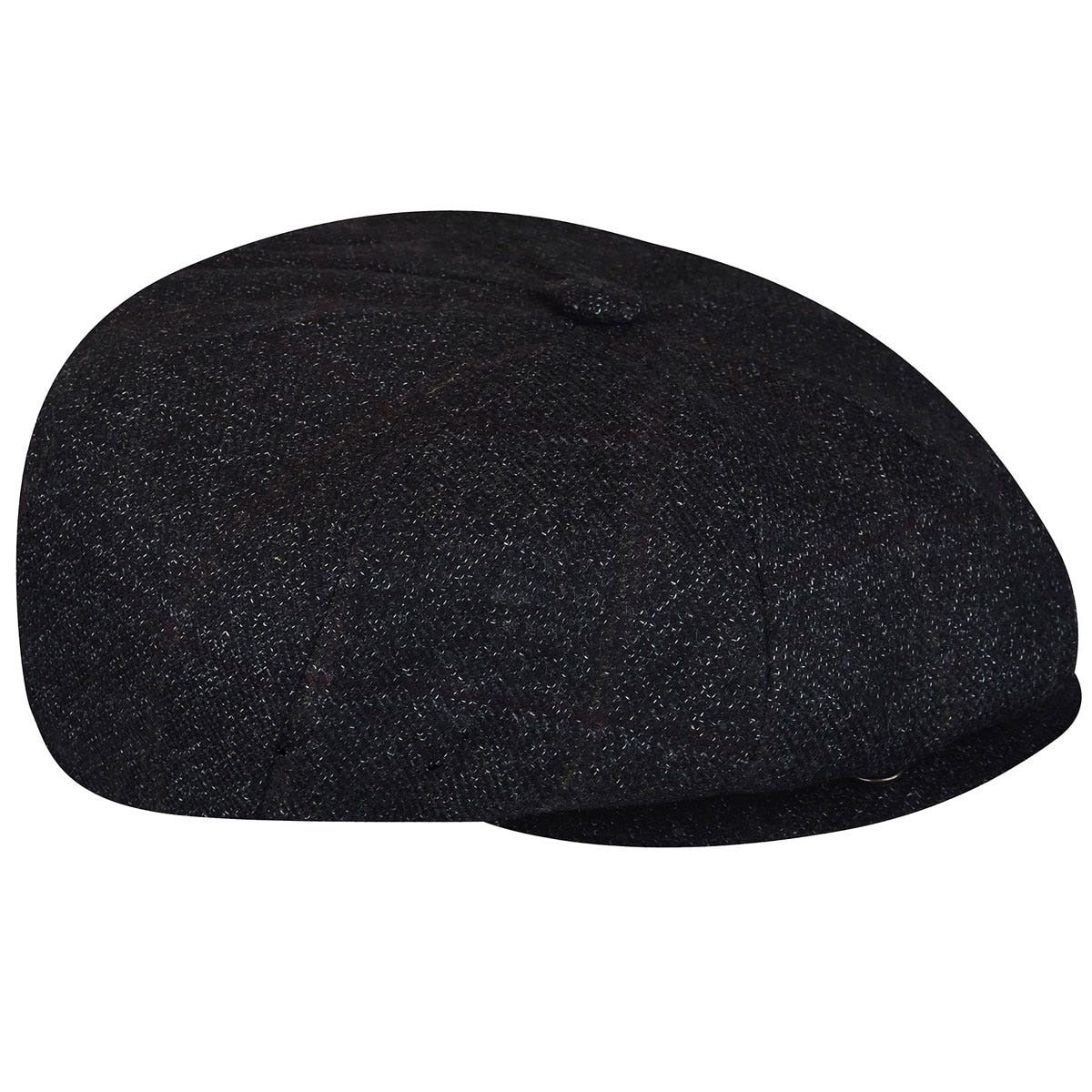 Bailey of Hollywood schiebermütze galvin subtle plaid cadet flatcap, Schwarz