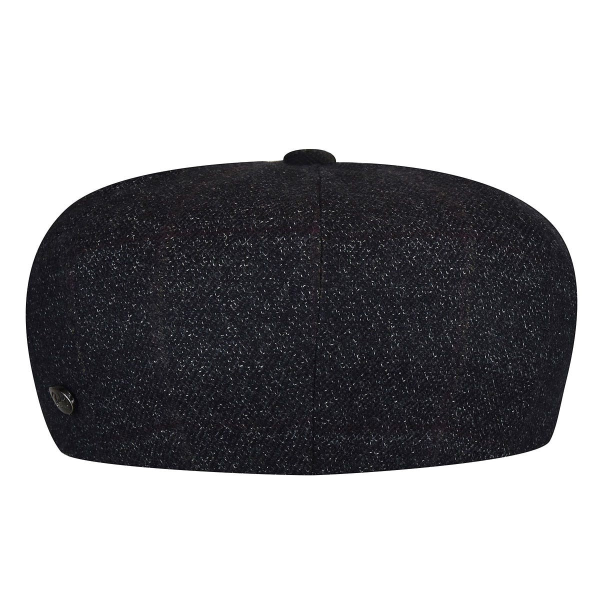 Bailey of Hollywood schiebermütze galvin subtle plaid cadet flatcap, Schwarz