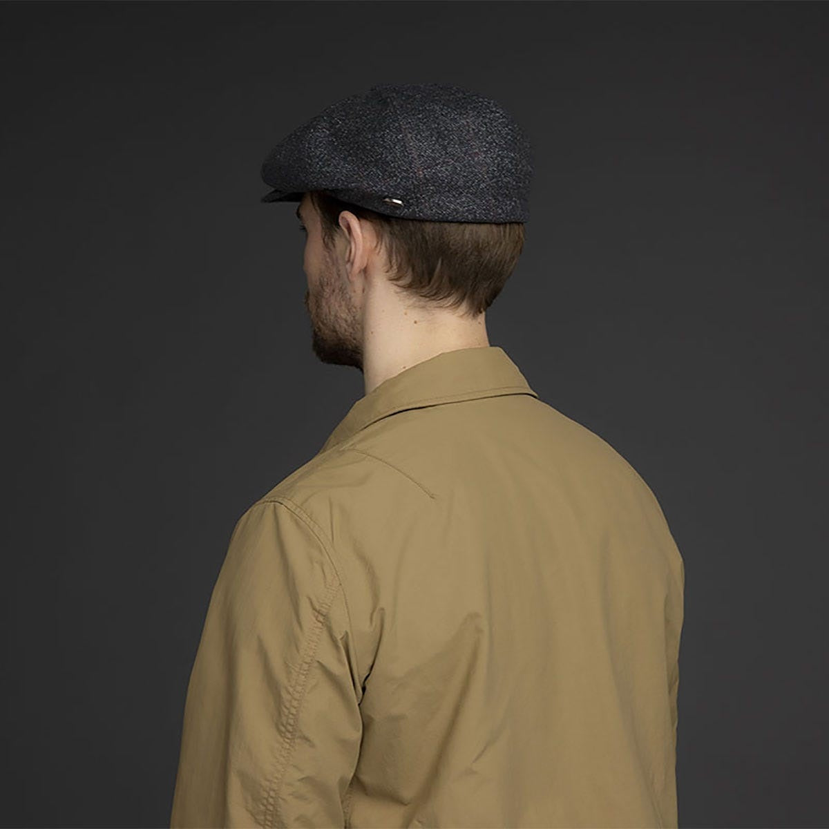 Bailey of Hollywood schiebermütze galvin subtle plaid cadet flatcap, Schwarz