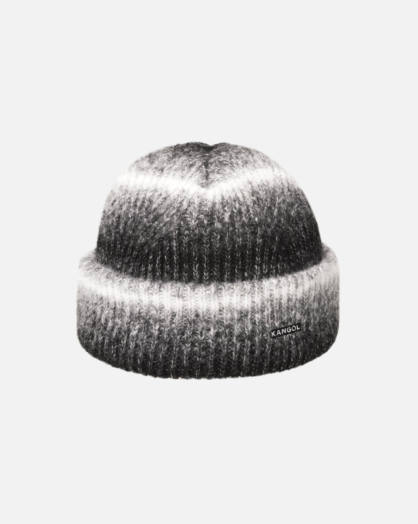 Kangol heathered 2-way Muetze, Schwarz