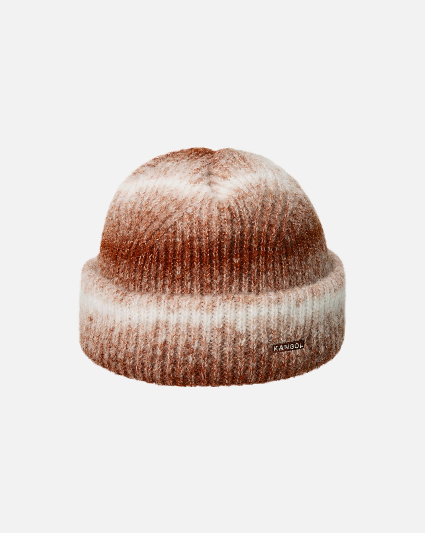 Kangol heathered 2-way Muetze, Rustic Braun