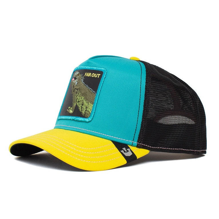 Goorin Bros iguana party trucker cap, Grün