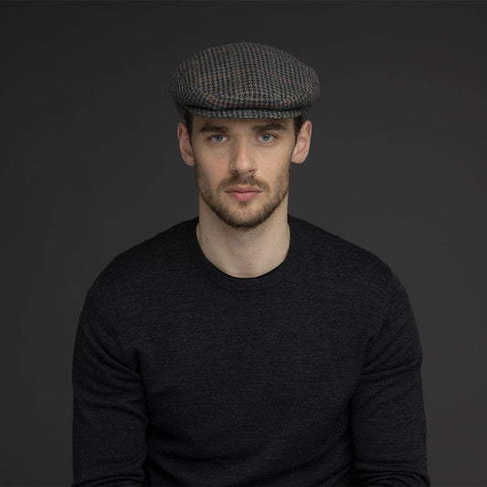 Bailey of Hollywood lord plaid flatcap, Grün